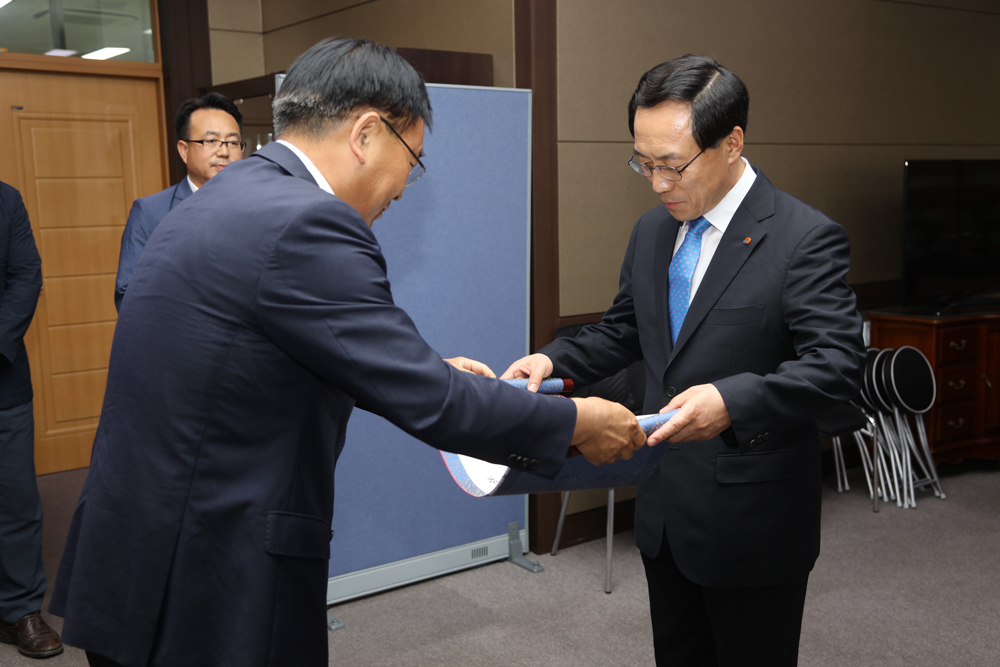 부군수 임명장수여