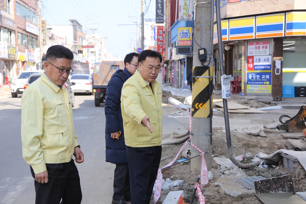 20200305 시내도로 공사현장점검